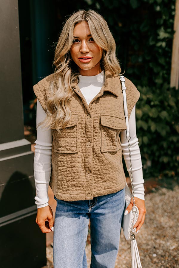The Missing Piece Quilted Vest Image - 3