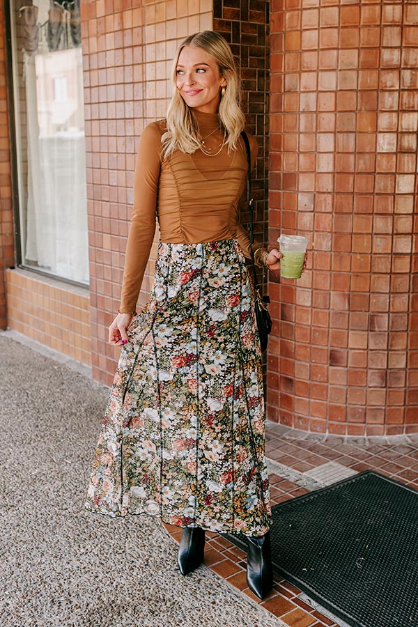 Dreamy Haze High Waist Mesh Maxi Skirt Image - 1