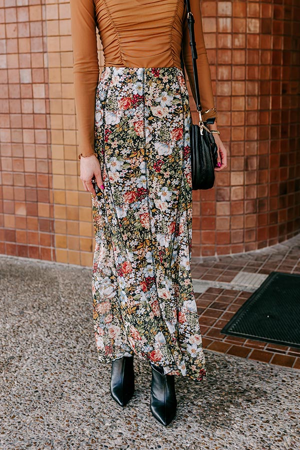 Dreamy Haze High Waist Mesh Maxi Skirt Image - 2