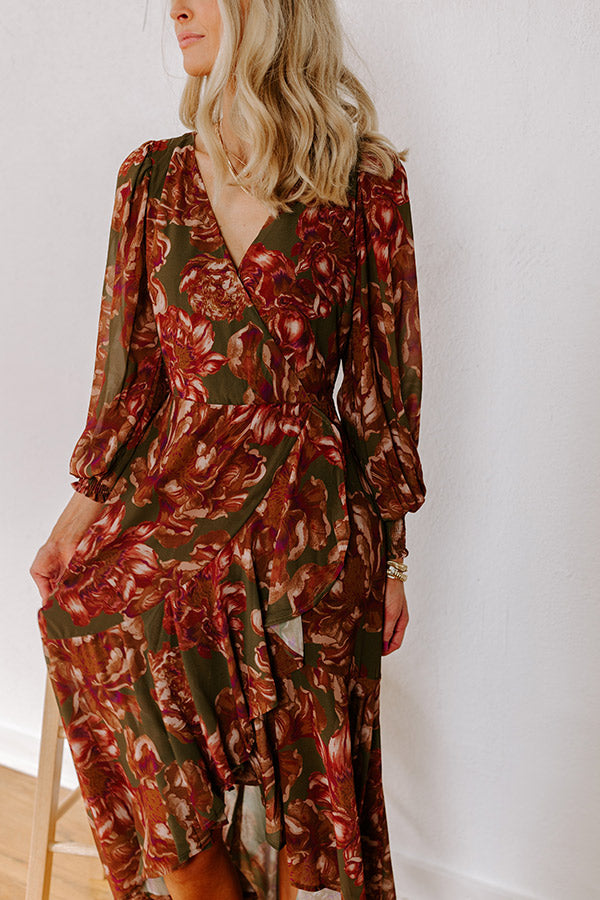 Napa Valley Ready Floral Maxi Dress Image - 2