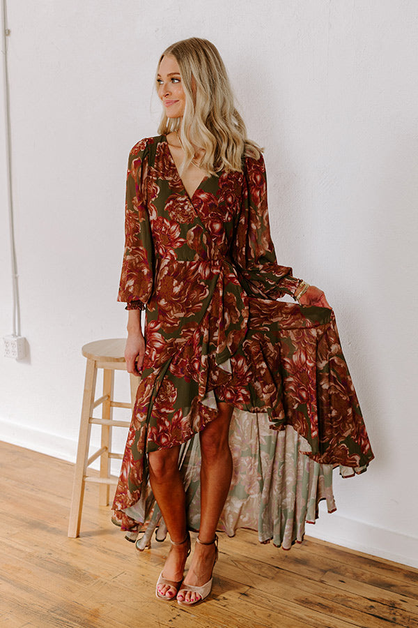 Napa Valley Ready Floral Maxi Dress Image - 1