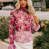 Art Gallery Ready Mesh Floral Top Image - 1