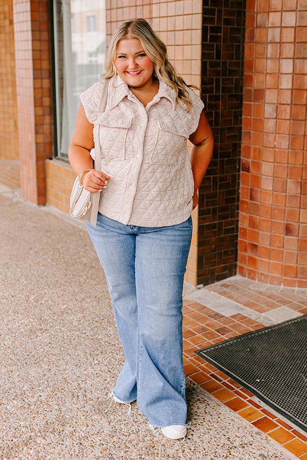 RISEN Addison High Waist Wide Leg Jean Curves Image - 5