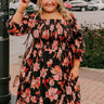 Pretty Petals Smocked Mini Dress Curves Image - 1