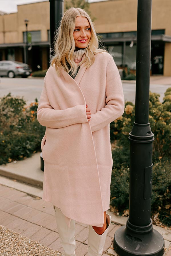 Uptown Chic Knit Coat Image - 2