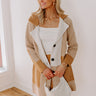 Apple Spiced Wishes Knit Coat in Camel Image - 1