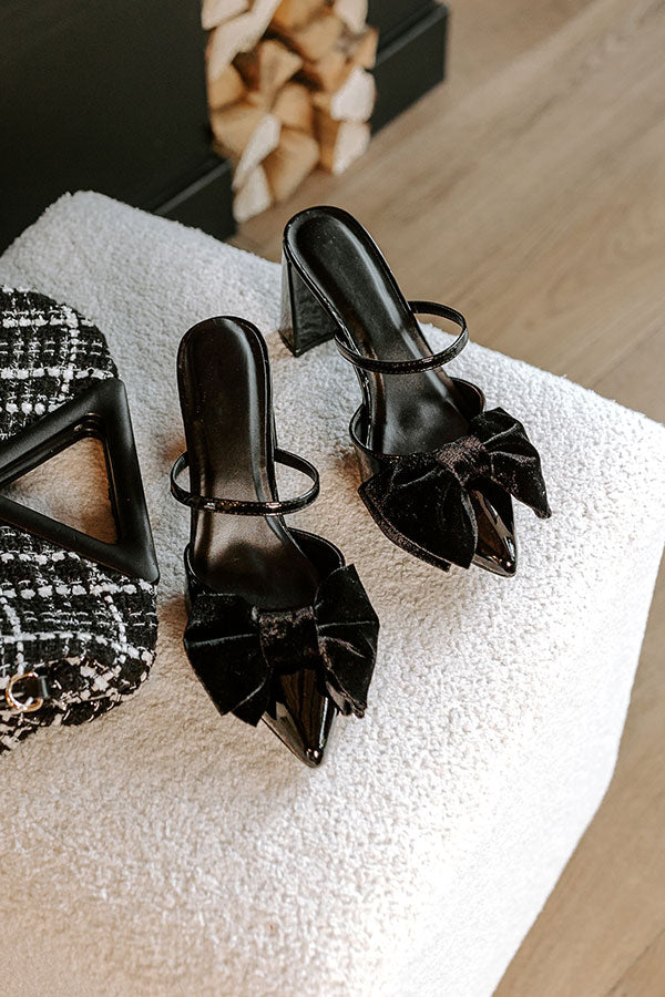 The Quinn Patent Heel in Black Image - 2