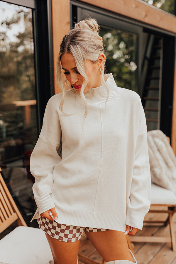 Cool Evening Knit Sweater Image - 2