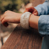 Boho Vibe Bangle Bracelet in Beige Image - 1