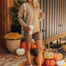 Cozy Night In Sweatshirt in Taupe Image - 1