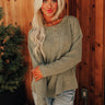 Cozy Moment Ribbed Tee in Sage Image - 1