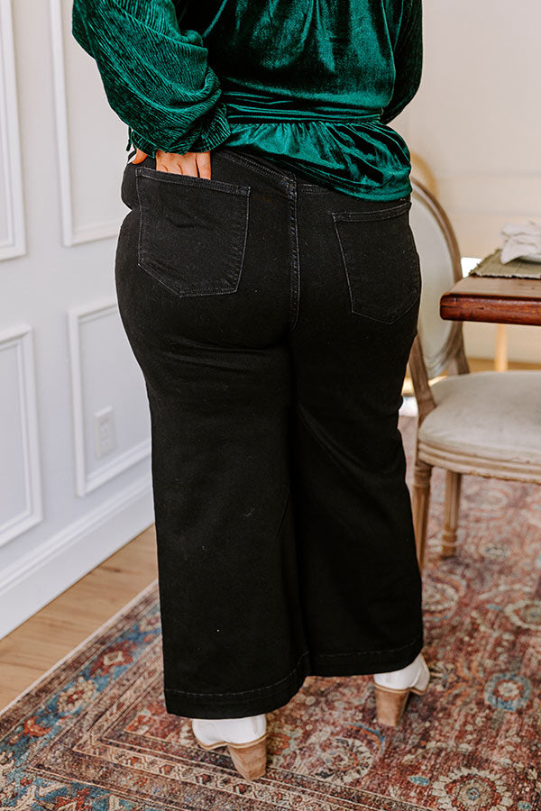 JUST USA Madeline High Waist Wide Leg Jean Image - 4
