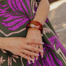 Boho Vibe Bangle Bracelet in Brown Image - 1
