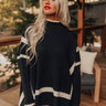 Cafe Meet Up Sweater Top in Black Image - 1