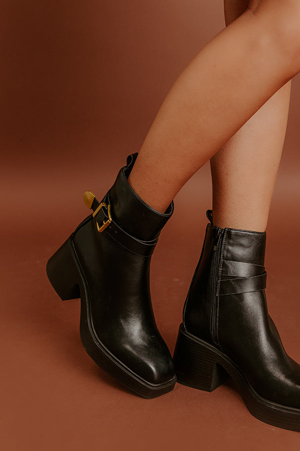 The Adriel Faux Leather Boot Image - 1