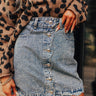 The Taylor High Waist Denim Skirt Image - 1