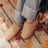 The Serenity Sherpa Platform Slipper in Iced Latte Image - 1