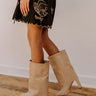 The Valerie Faux Leather Boots Image - 1