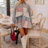 Pick Of The Patch Color Block Jacket in Medium Wash Image - 1