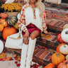 Hayride Happiness Plaid Henley Image - 1