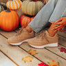 The Blake Corduroy Sneaker in Camel Image - 1