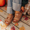 Tresor Faux Nubuck Sandal in Cinnamon Image - 1