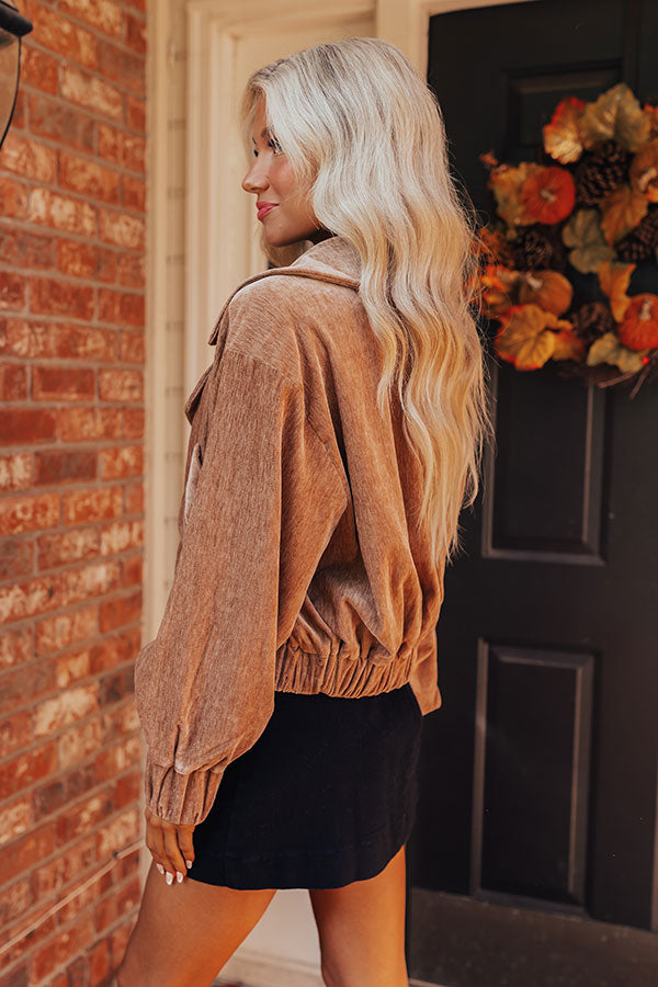 Fall In The City Velvet Jacket Image - 4