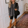 Bonfire Cozy Knit Hoodie in Black Image - 1