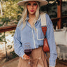 Soho Style Chambray Button Up Image - 1