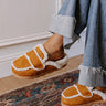 The Anna Faux Suede Slipper in Camel Image - 1