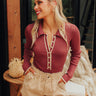 Office Chic Ribbed Top Image - 1