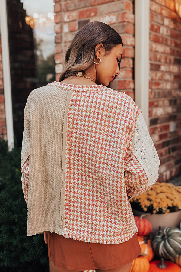 Pumpkin Patch Promises Color Block Sweater Image - 2