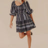 Wine Country Cutie Floral Mini Dress in Black Image - 1