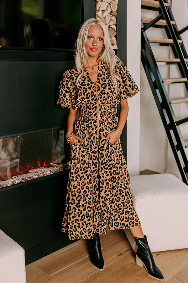 Concrete Jungle Leopard Midi Image - 1