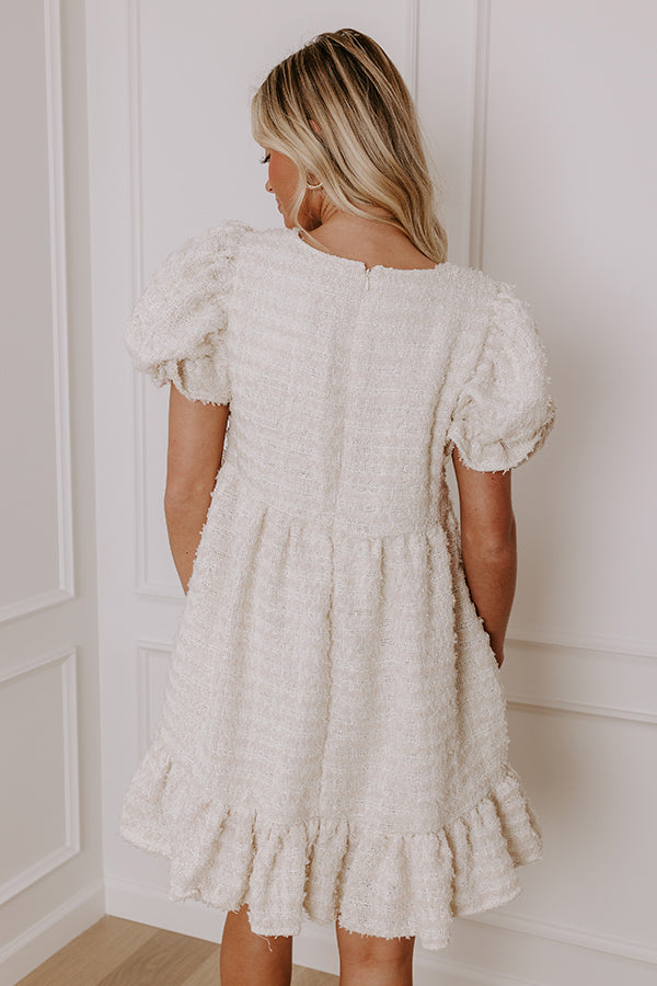 Whimsical Whispers Knit Mini Dress Image - 5