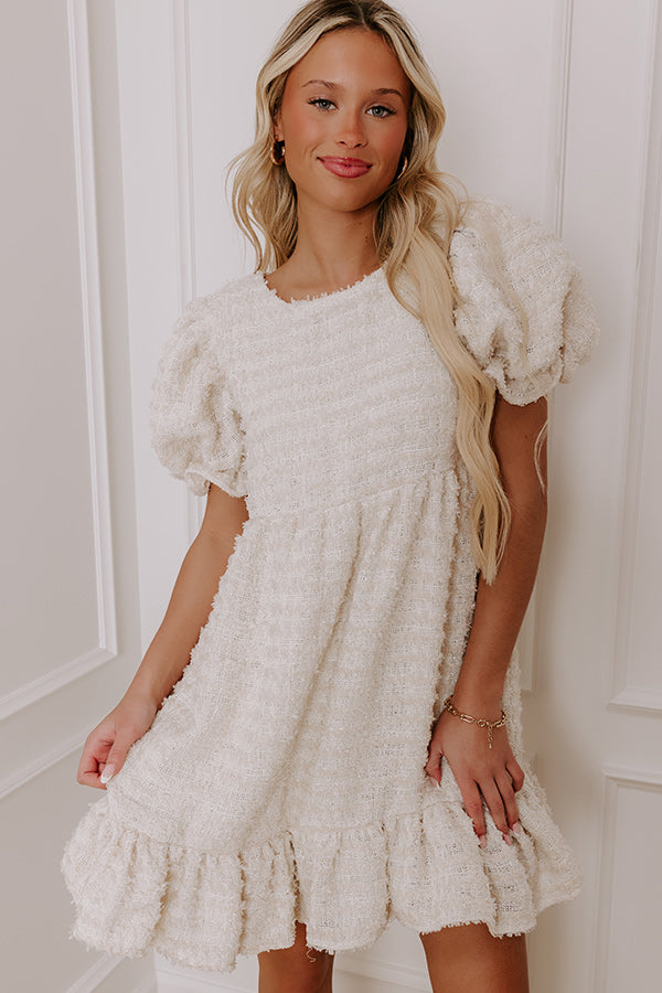 Whimsical Whispers Knit Mini Dress Image - 2