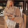 Cool Mornings Vintage Wash Sweatshirt in Mocha Image - 1