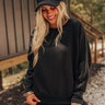 Call Me Comfy Sweatshirt in Black Image - 1