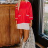 Class Act Sweater Top in Red Image - 1