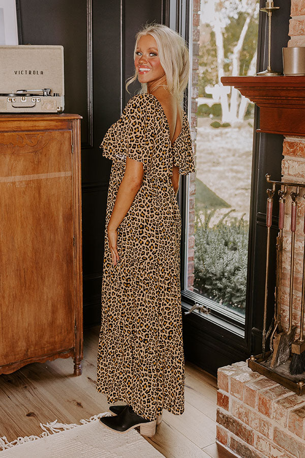 Fiercely In Love Leopard Maxi Dress Image - 2