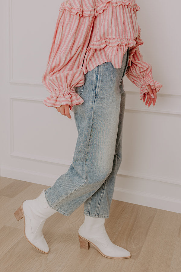 The Violet High Waist Barrel Jean Image - 4
