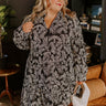 Cabernet Sippin' Embroidered Mini Dress Curves Image - 1