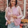 Campfire Stories Quilted Vest in Blush Image - 1
