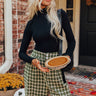 Trendy Go To Long Sleeve Top in Black Image - 1