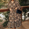 Dream Date Night Button Down Midi Curves Image - 1