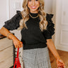 Latest Obsession Knit Top in Black Image - 1