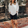 Easy To Style Oversized Dolman Tee in Ivory Image - 1