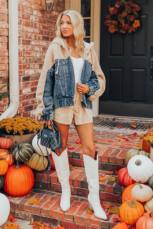 Oh So Cozy Denim Jacket Image - 2