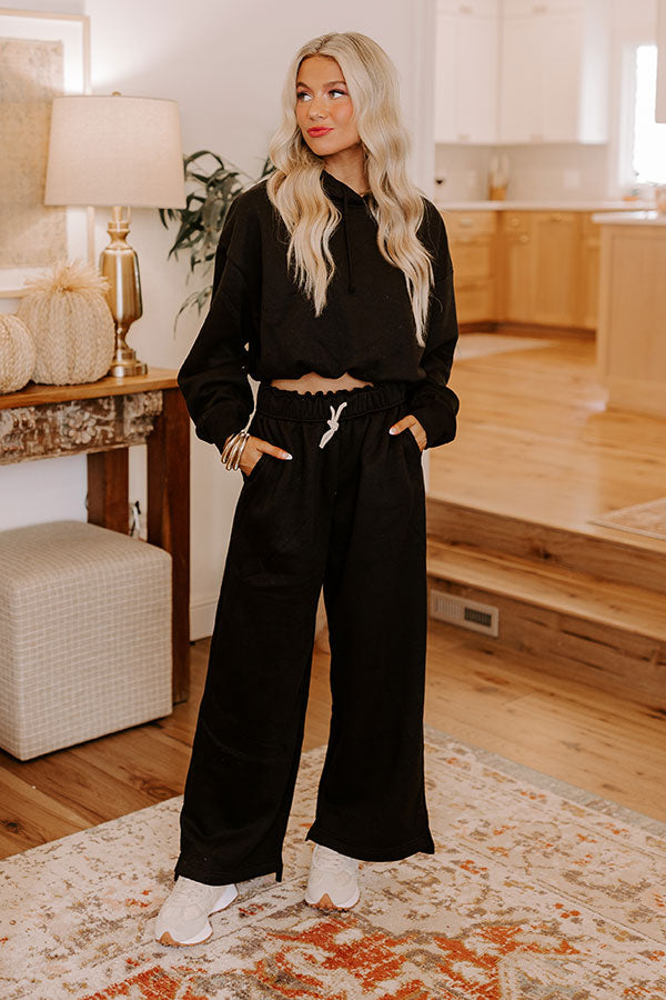 Crisp Morning High Waist Foldover Pants Image - 2