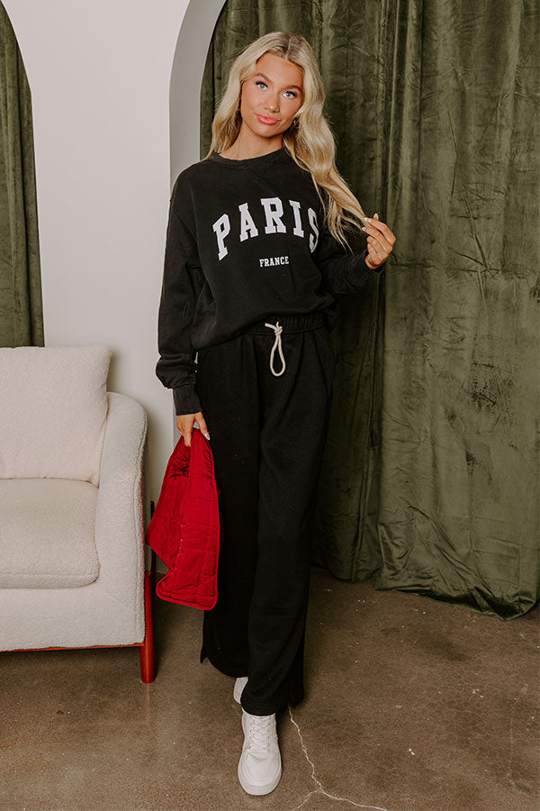 Crisp Morning High Waist Foldover Pants Image - 1